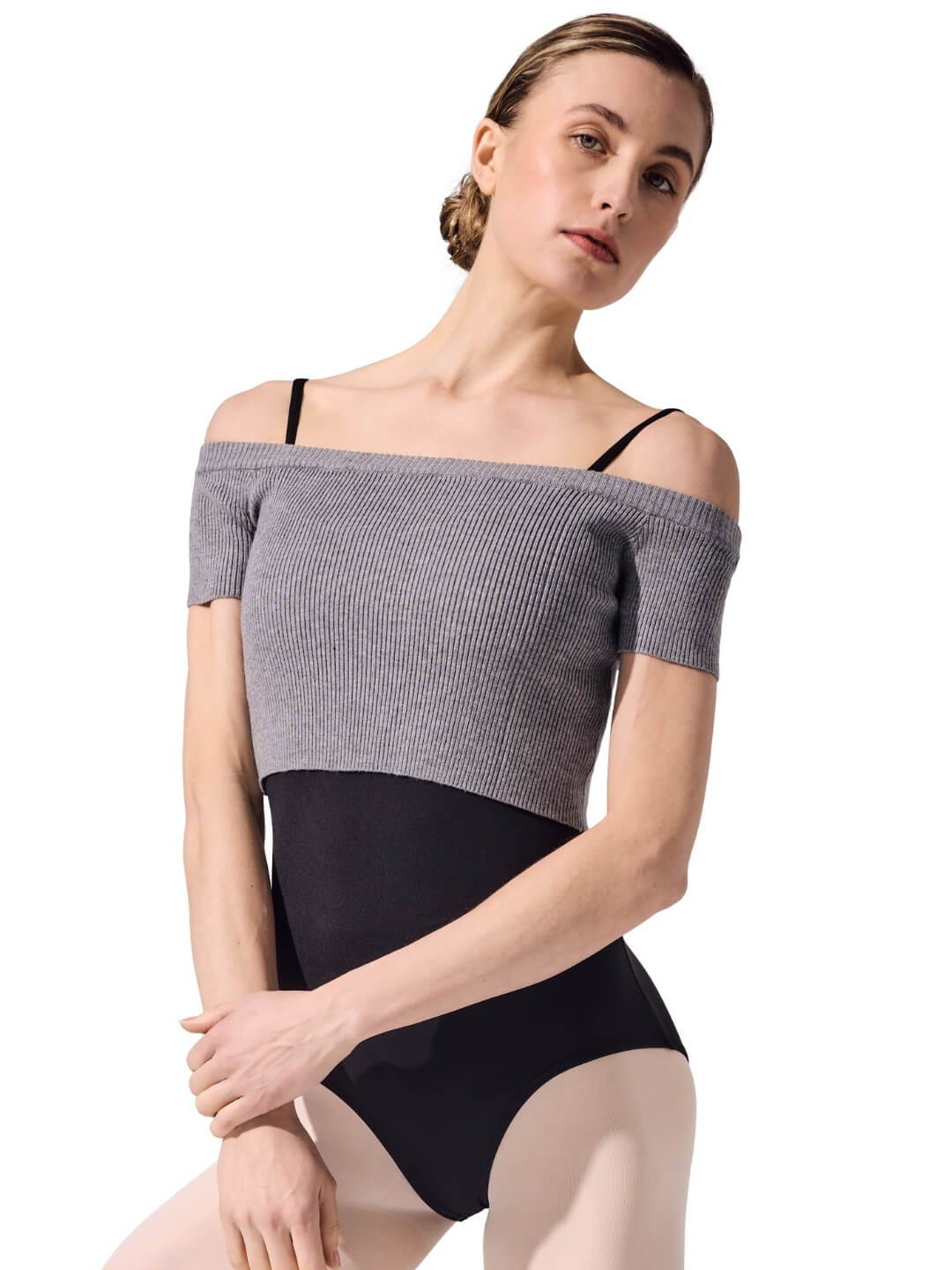 Ribbed Knit Cropped Sweater