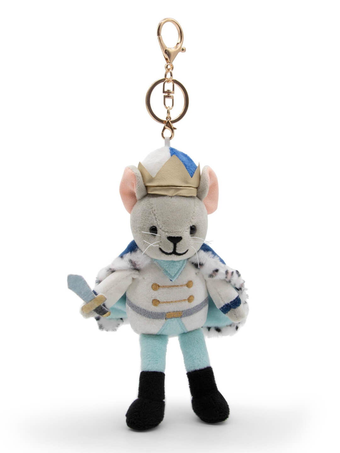 Mouse King Plush Charm Keychain