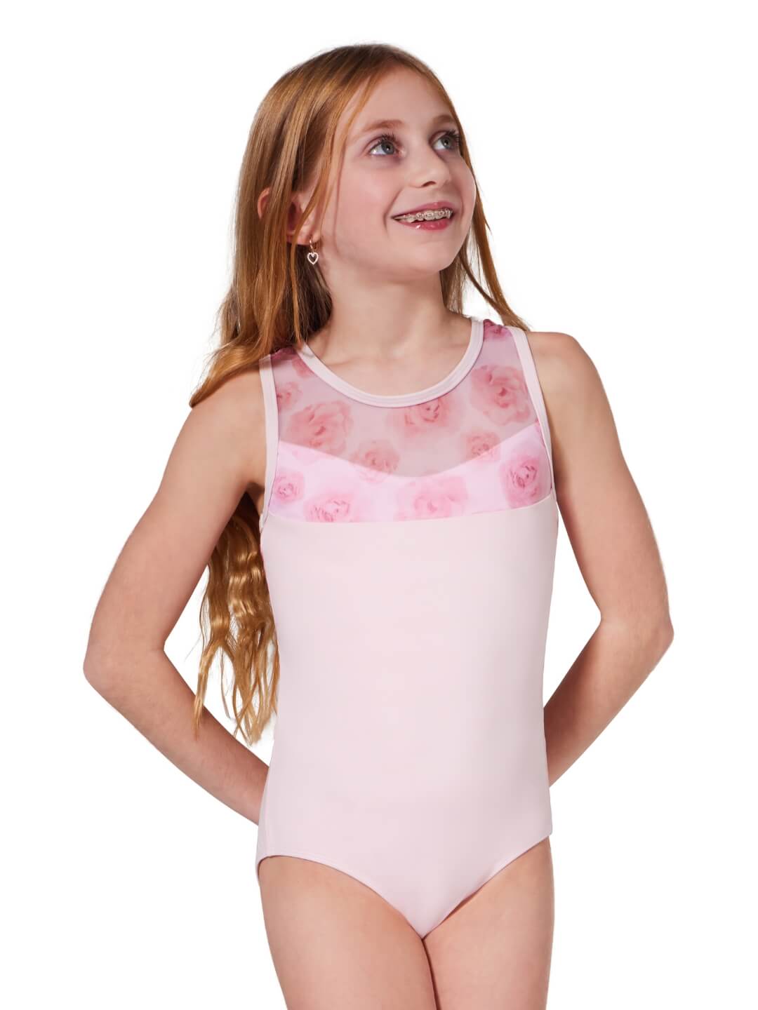 Coming Up Roses Petal Leotard - Child