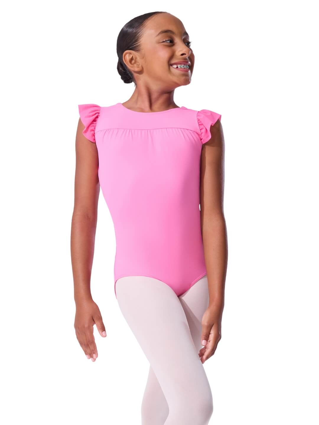 Sheer Ruffles Leotard - Child