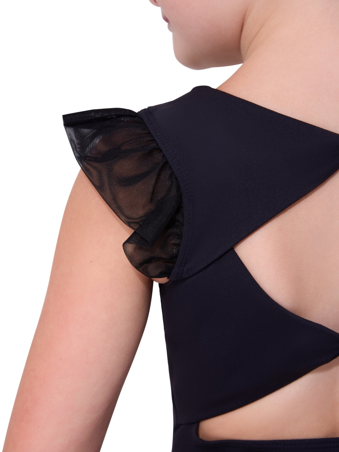 Sheer Ruffles Leotard - Child