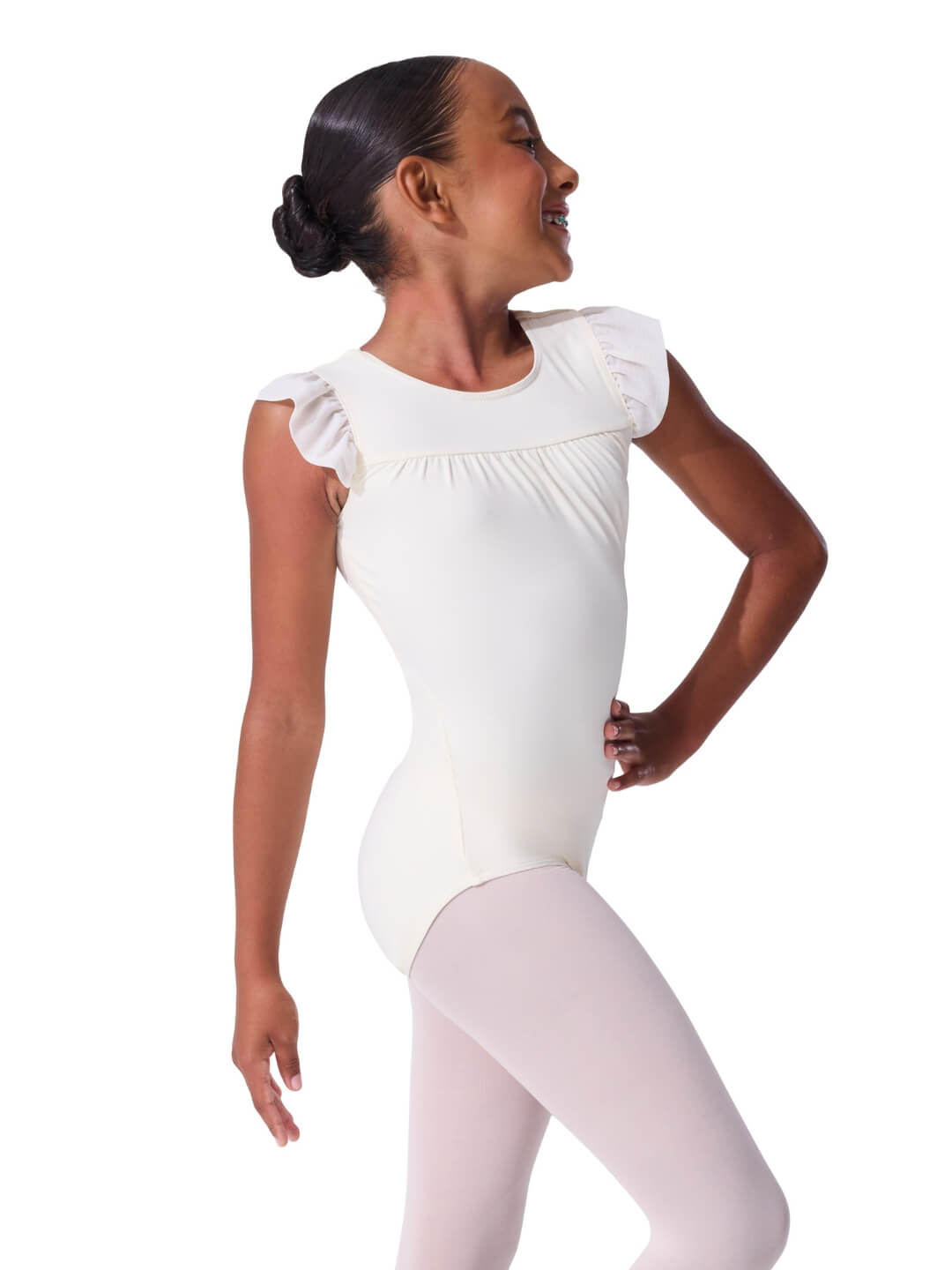 Sheer Ruffles Leotard - Child