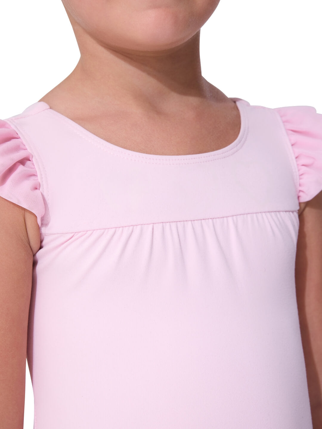Sheer Ruffles Leotard - Child