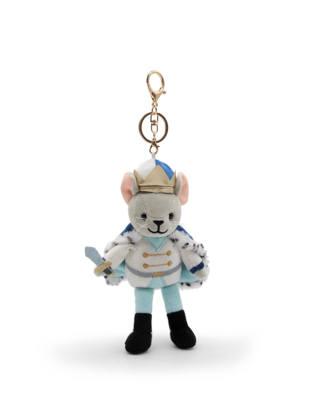 Mouse King Plush Charm Keychain