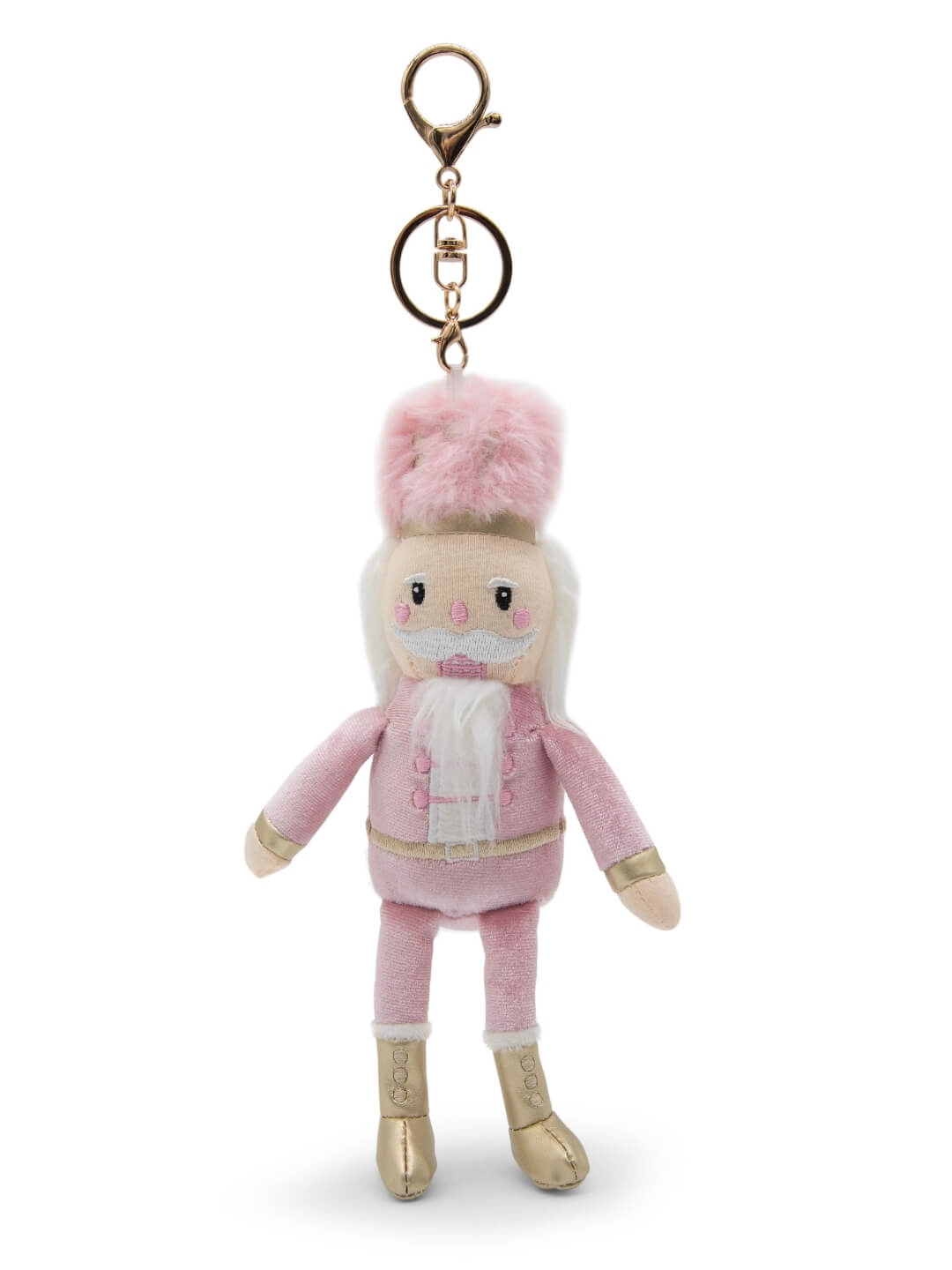 Nutcracker Plush Charm Keychain