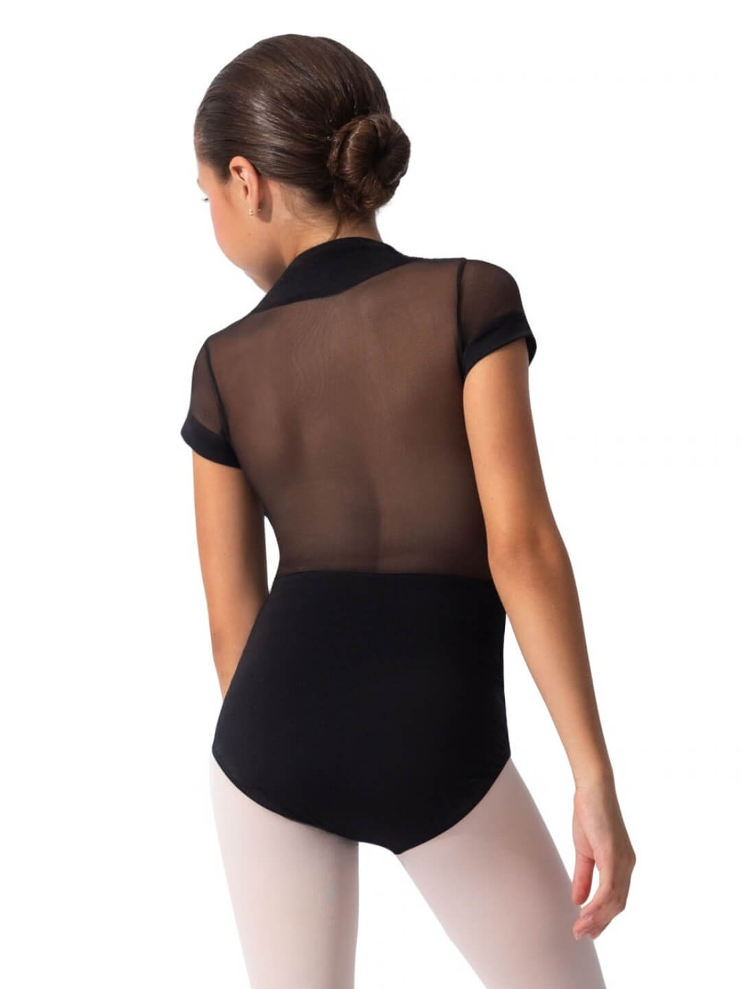 Soft Elegance Corset Short Sleeve Leotard - Tween