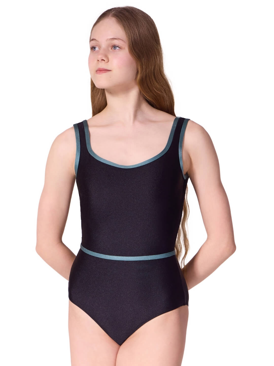 Enchanted Contrast Graceful Tank Leotard
