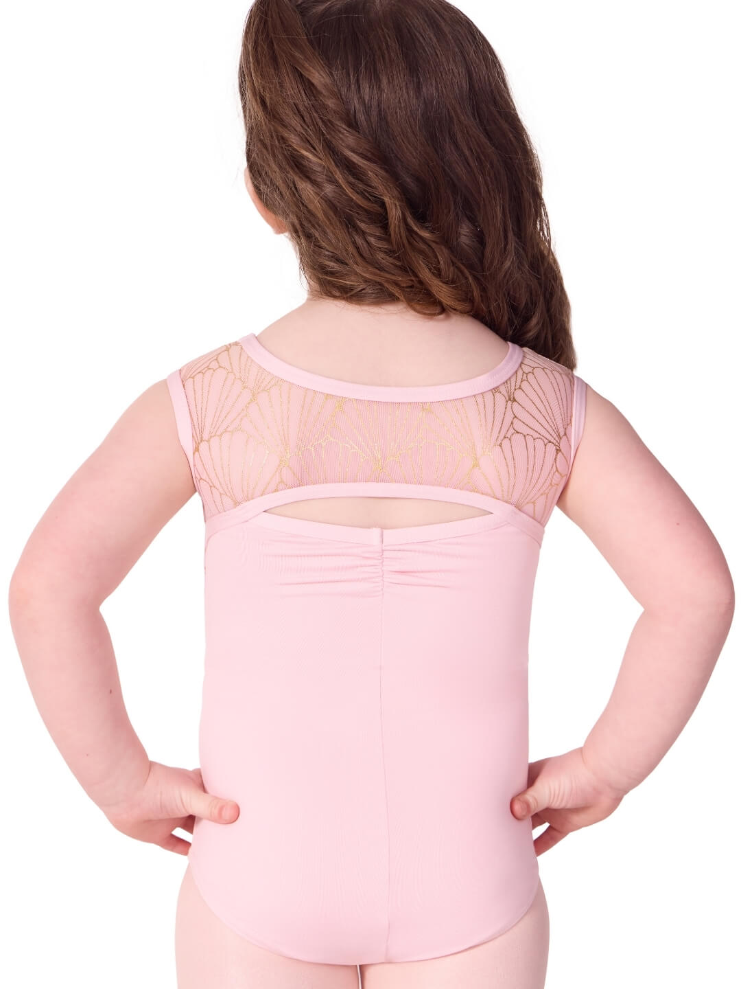 Sea Star Pearl Cap Sleeve Leotard - Child