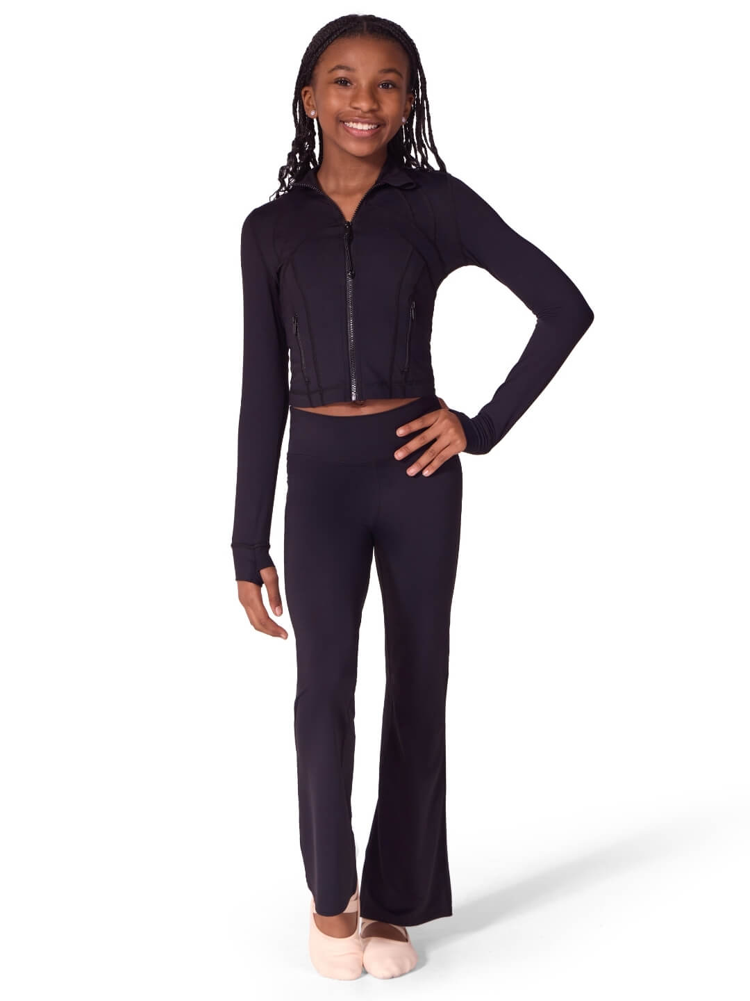 Soft Elegance Athletic Dance Jacket - Tween