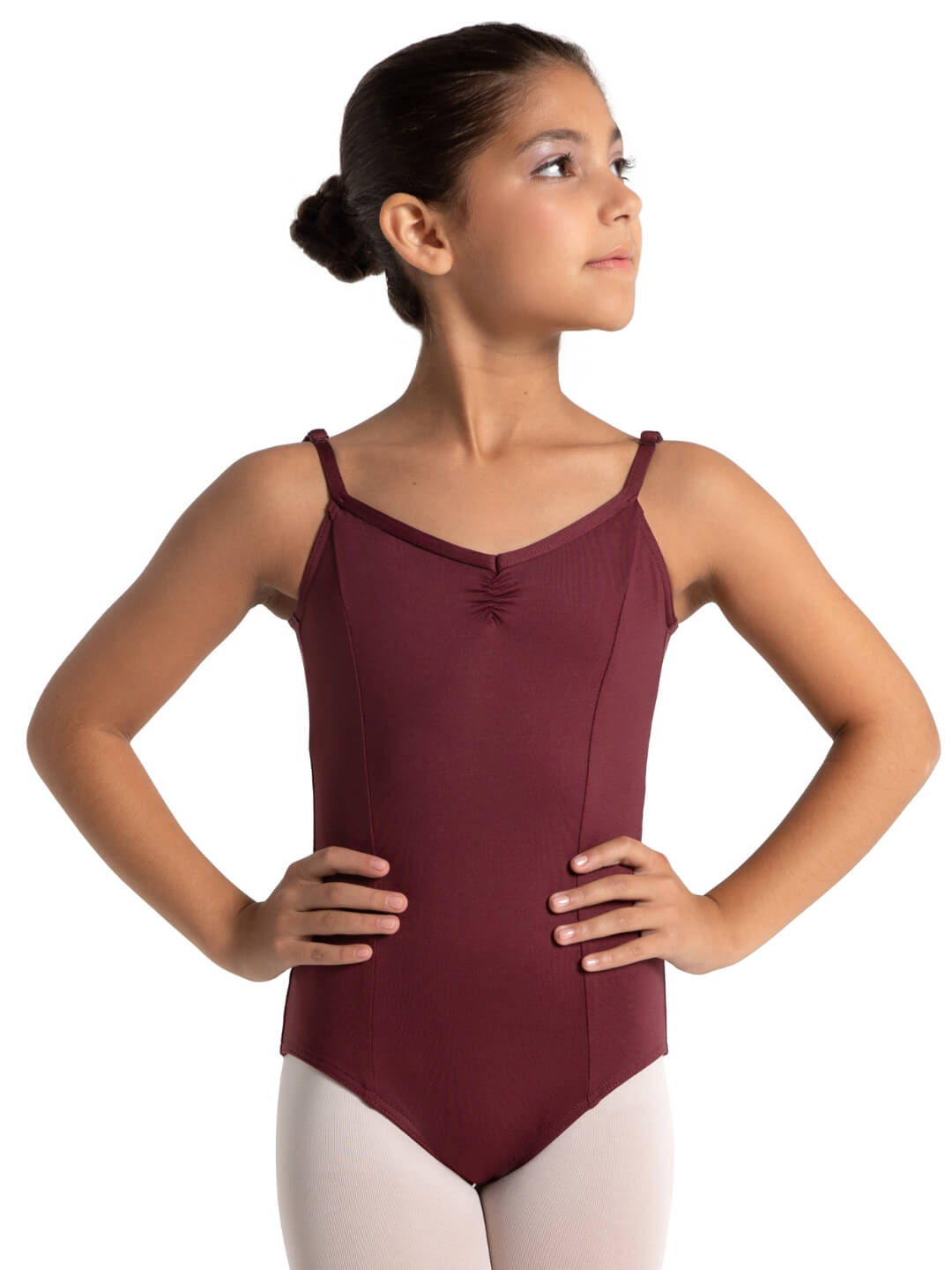 Studio Collection V Neck Camisole Leotard - Girls