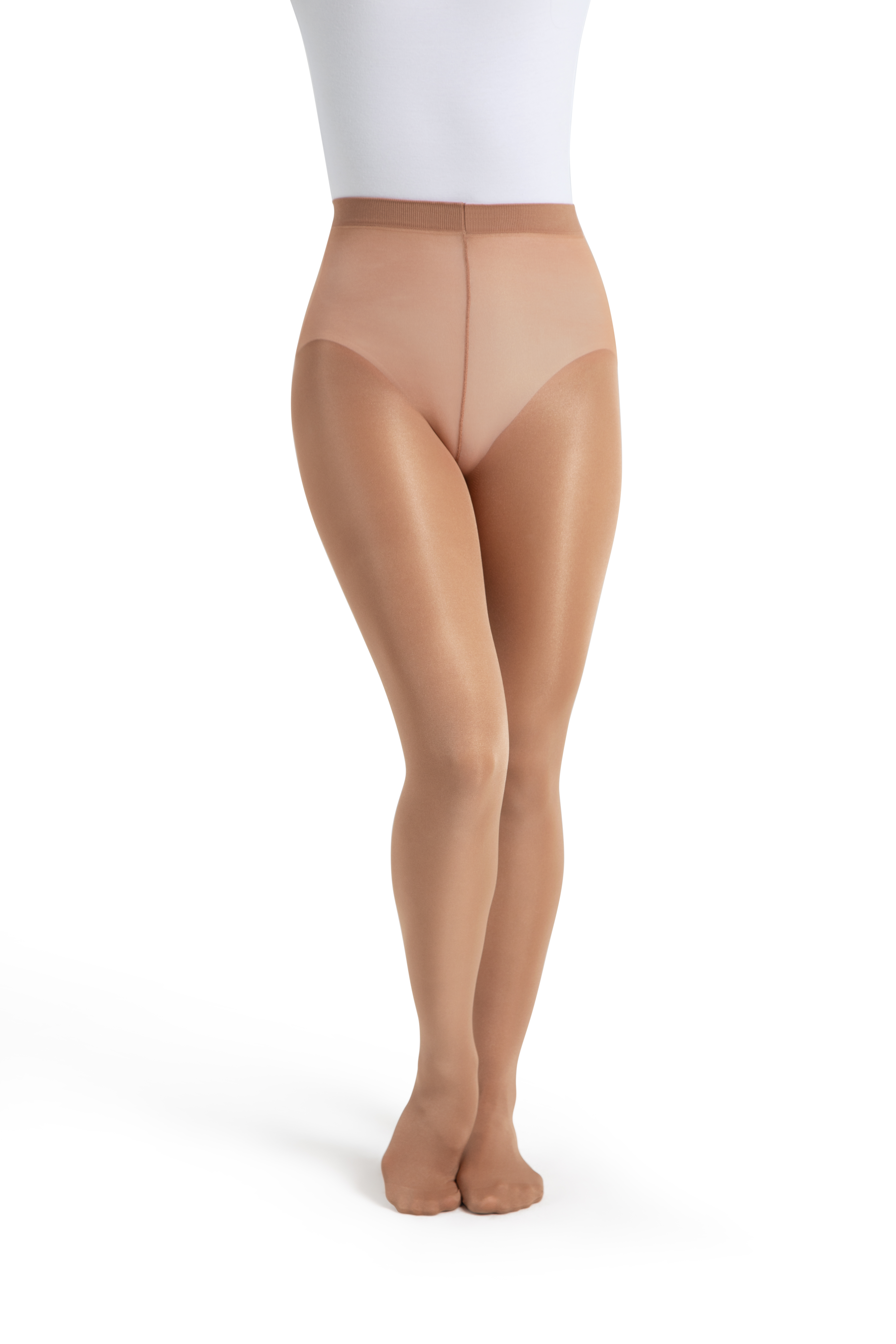 Capezio 1808C Children's Ultra Shimmery Footed Tight - Picture 8 of 9
