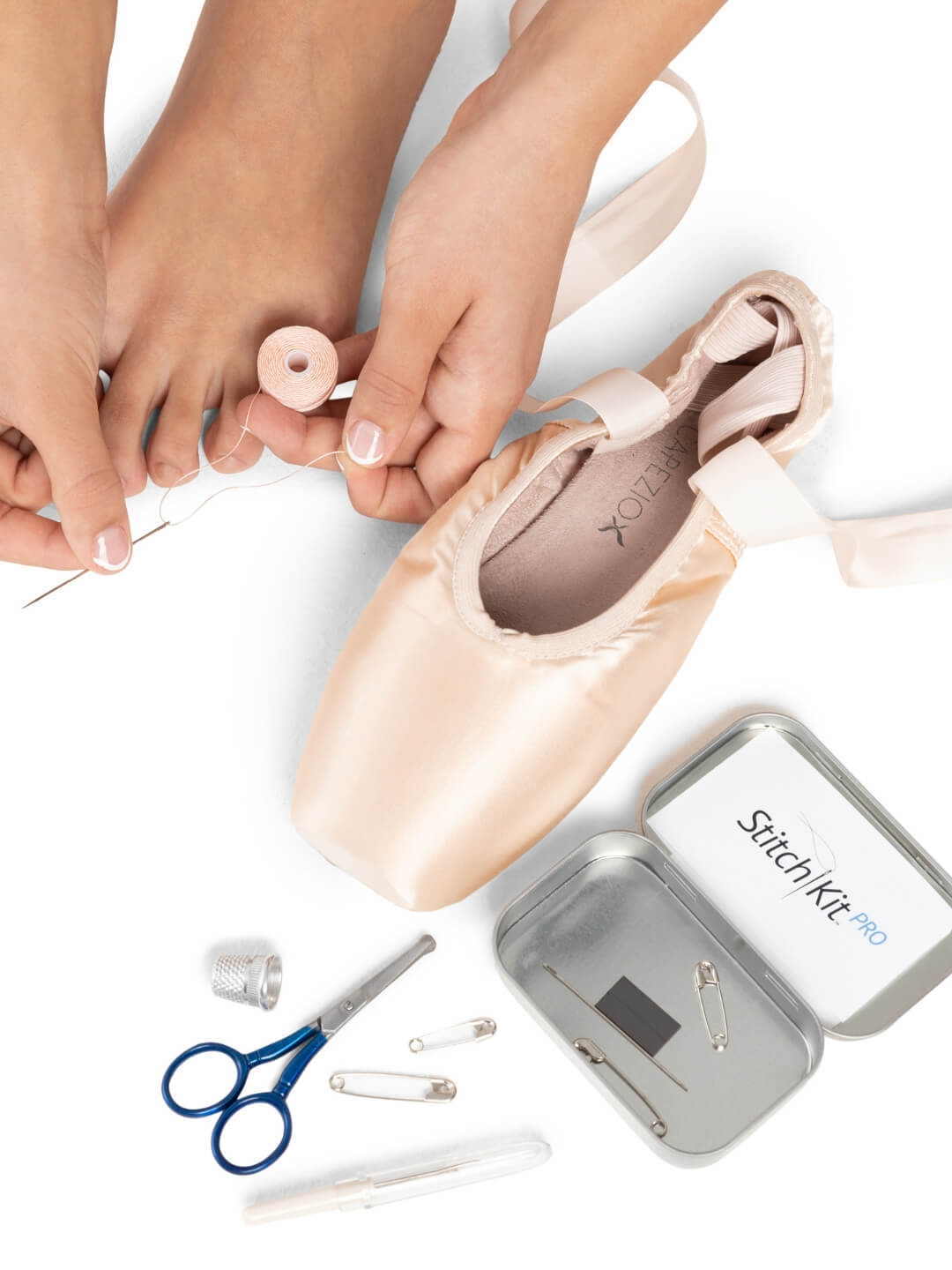 Capezio Stitch Kit Pro Silver BH1539