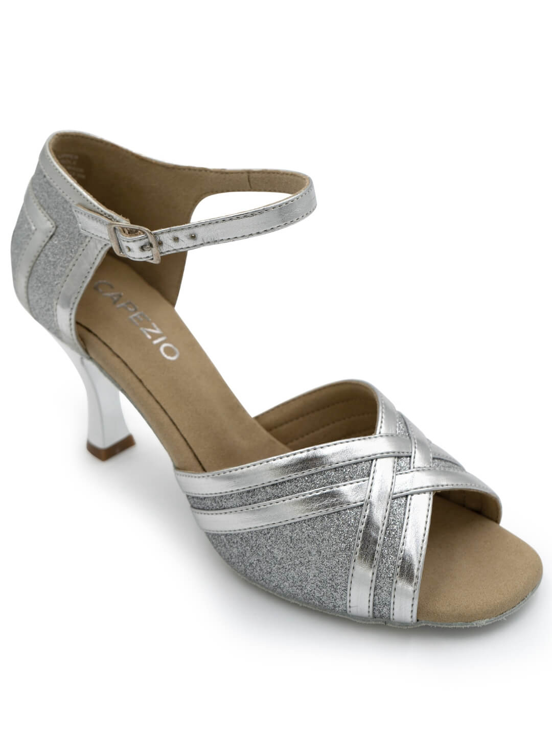 Capezio Elisa 2.5 Ballroom Shoe Silver BR4008W