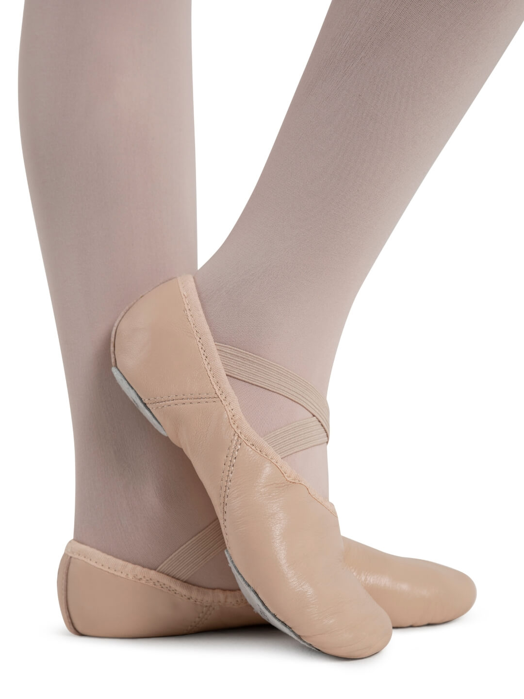 Capezio Leather Juliet Ballet Shoe Child Light Pink 2027C