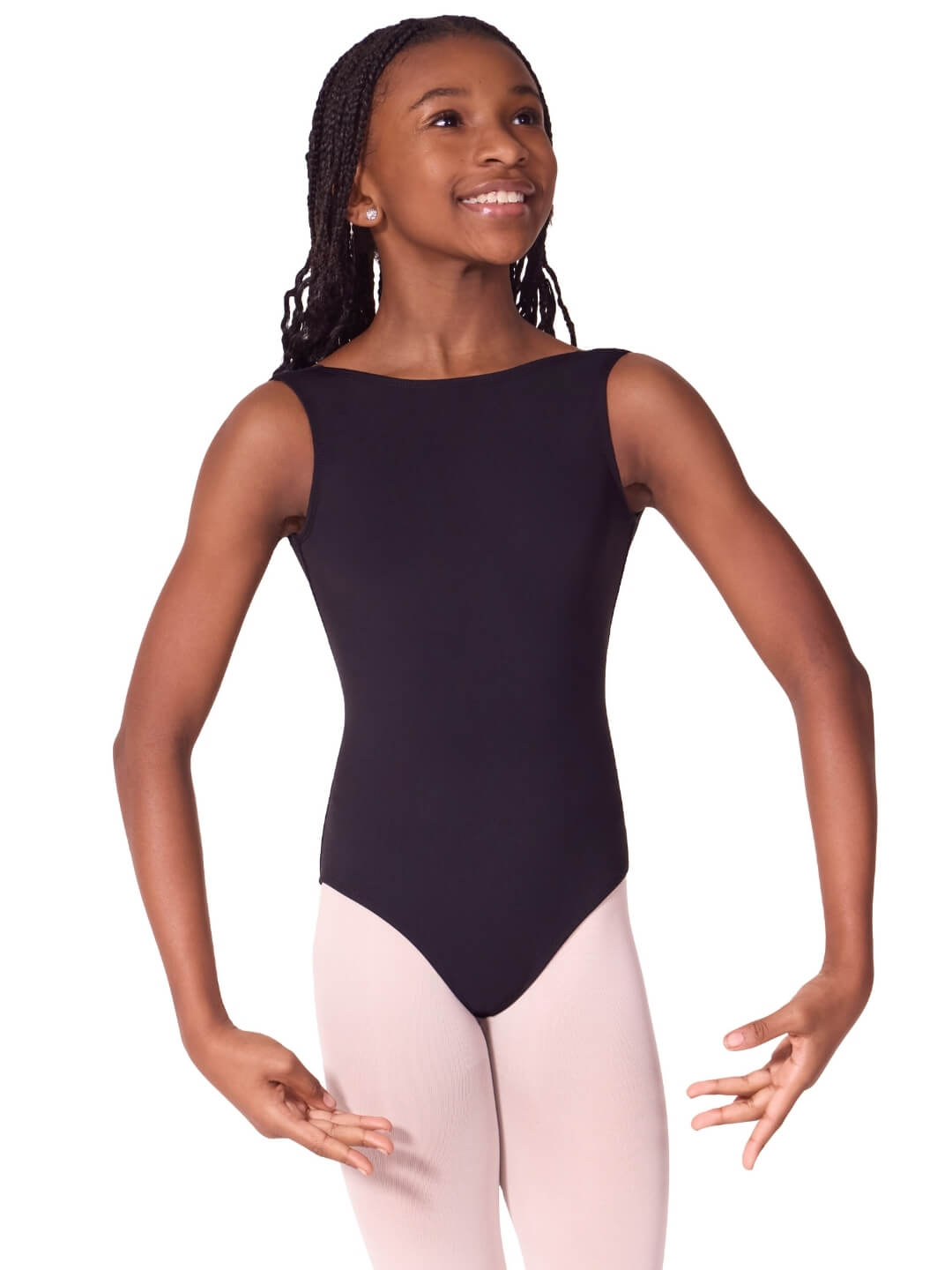 Soft Elegance Boatneck Leotard - Tween