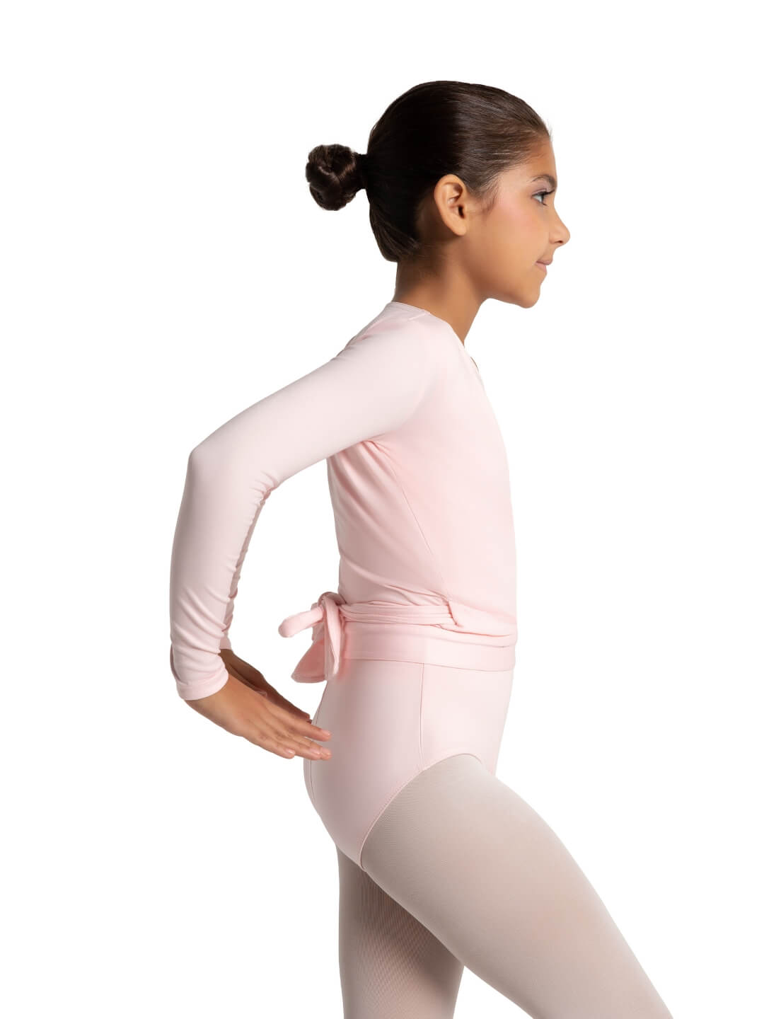 Capezio Studio Collection Wrap Top Child Pink SE1045C