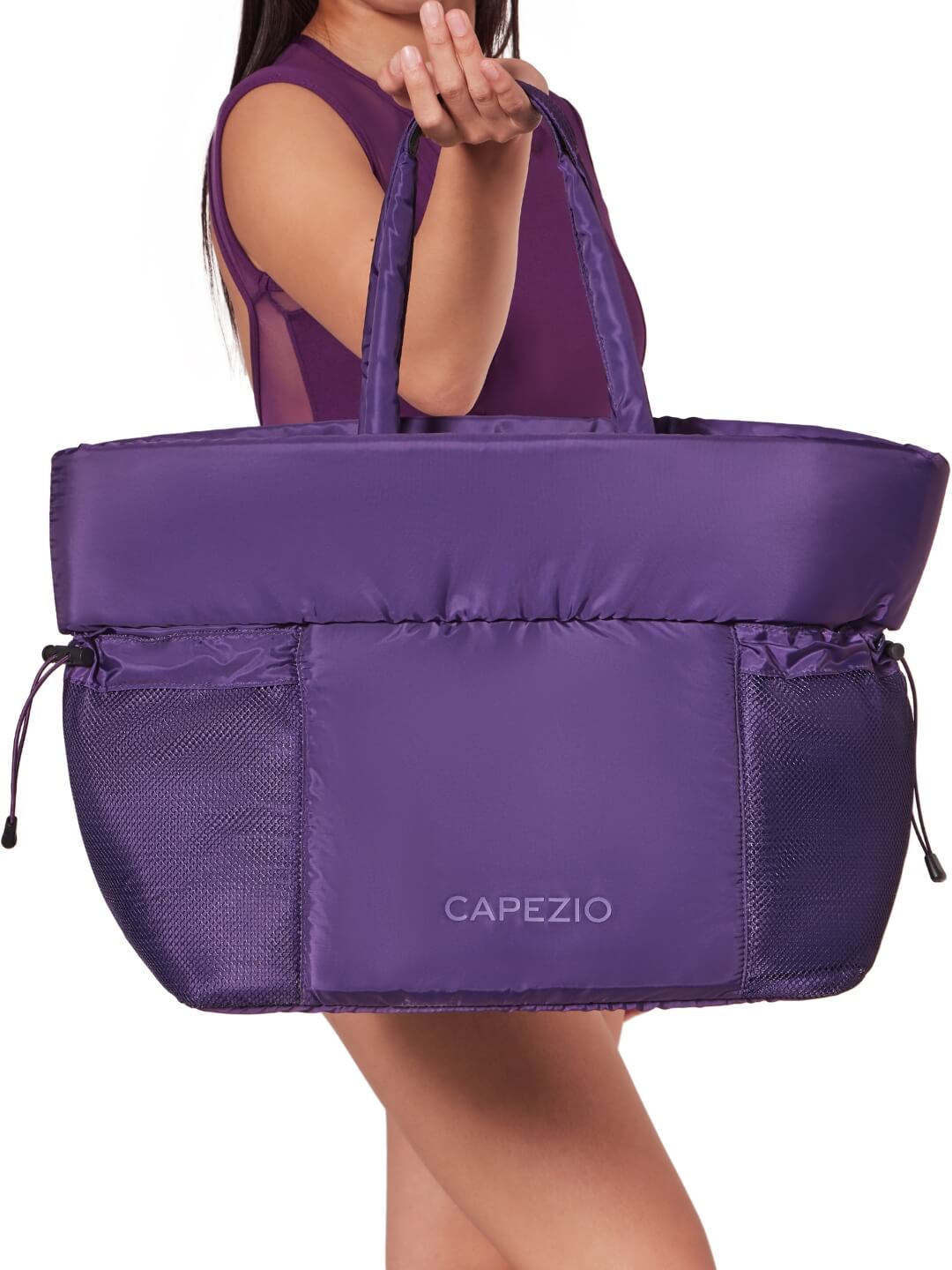 Capezio Studio Multi-Sleeve Tote Aubergine B322