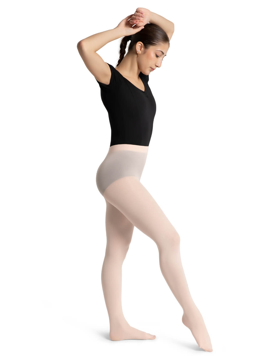 Capezio 1915 Footed Tight with Self-Knit Waistband - Picture 10 of 27