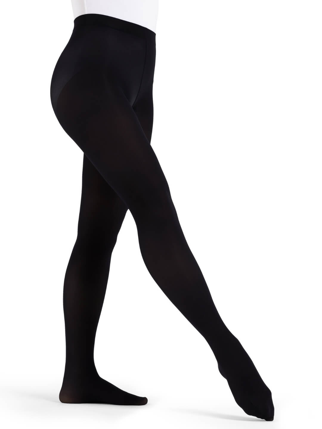 Capezio 1915 Footed Tight with Self-Knit Waistband - Picture 2 of 27