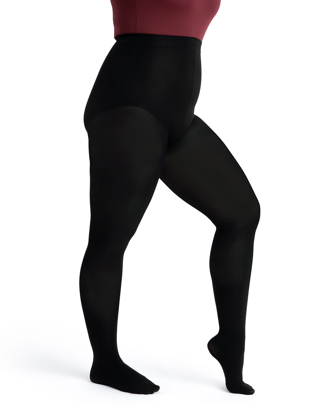 Capezio 1915 Footed Tight with Self-Knit Waistband - Picture 7 of 27