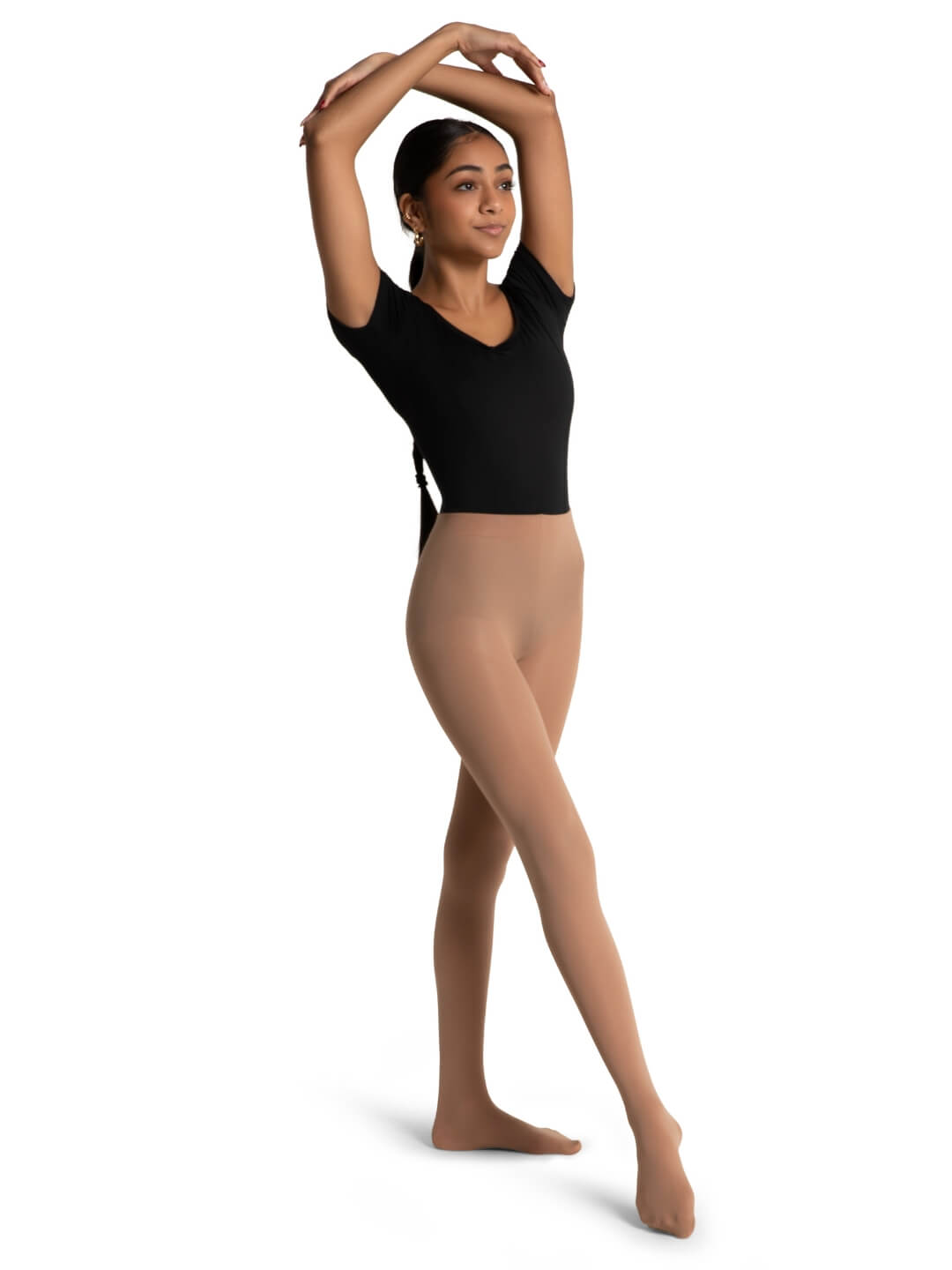Capezio 1915 Footed Tight with Self-Knit Waistband - Picture 13 of 27