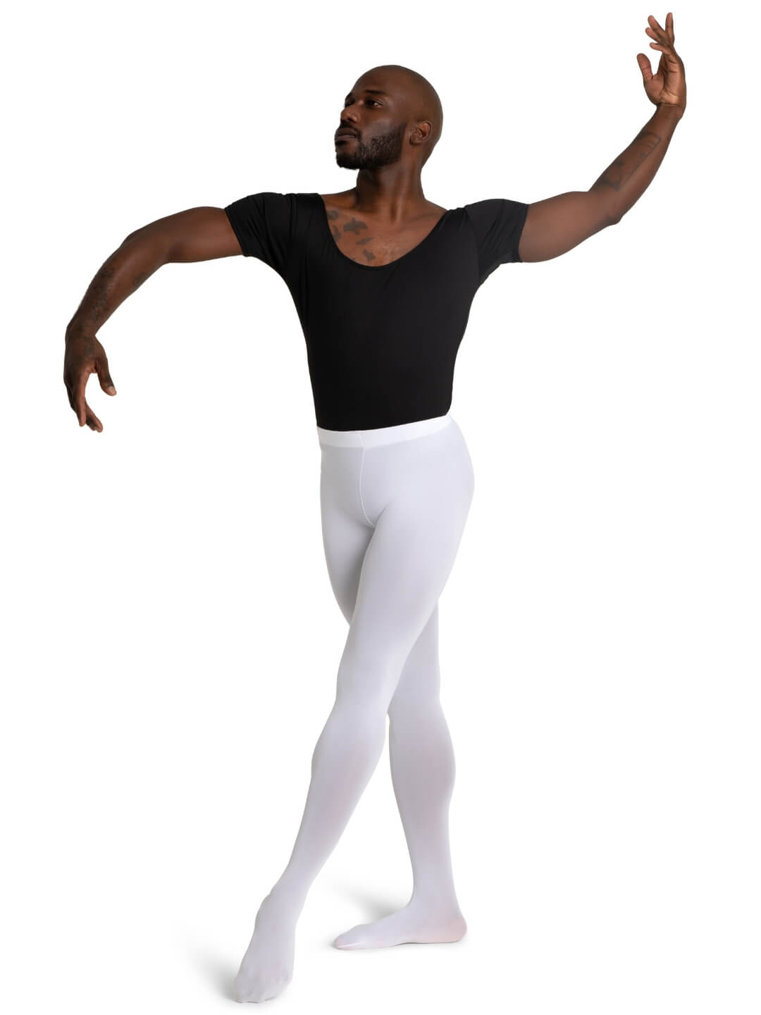 Capezio 1915 Footed Tight with Self-Knit Waistband - Picture 27 of 27