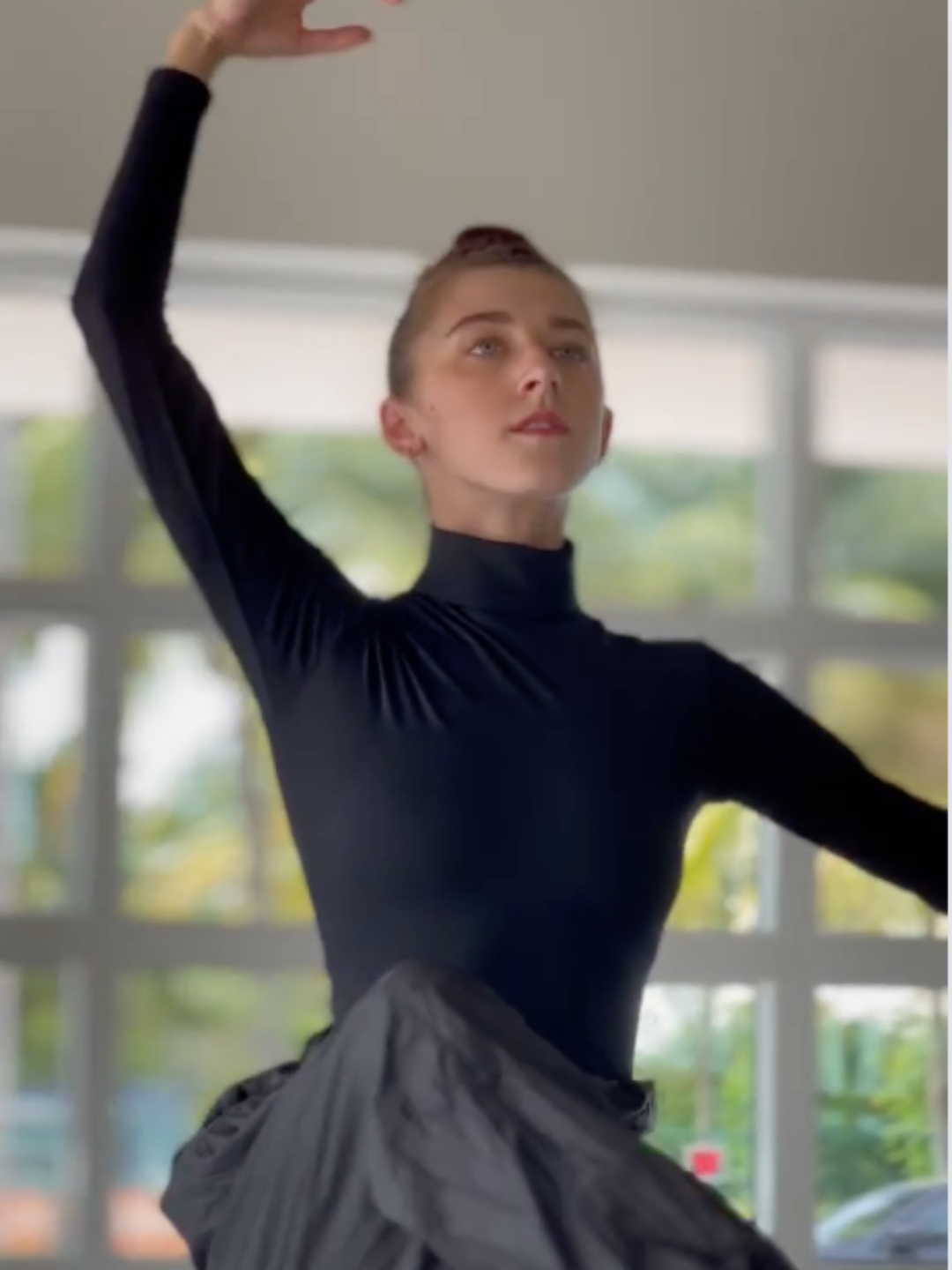 Modest Turtleneck Long Sleeve Leotard Capezio®